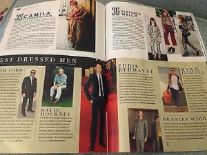 NEW UK STYLE Mag EDDIE REDMAYNE TOM FORD GRACE JONES LEE RADZIWILL ELLE FANNING