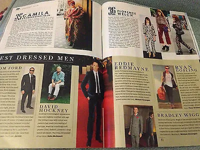 NEW UK STYLE Mag EDDIE REDMAYNE TOM FORD GRACE JONES LEE RADZIWILL ELLE FANNING