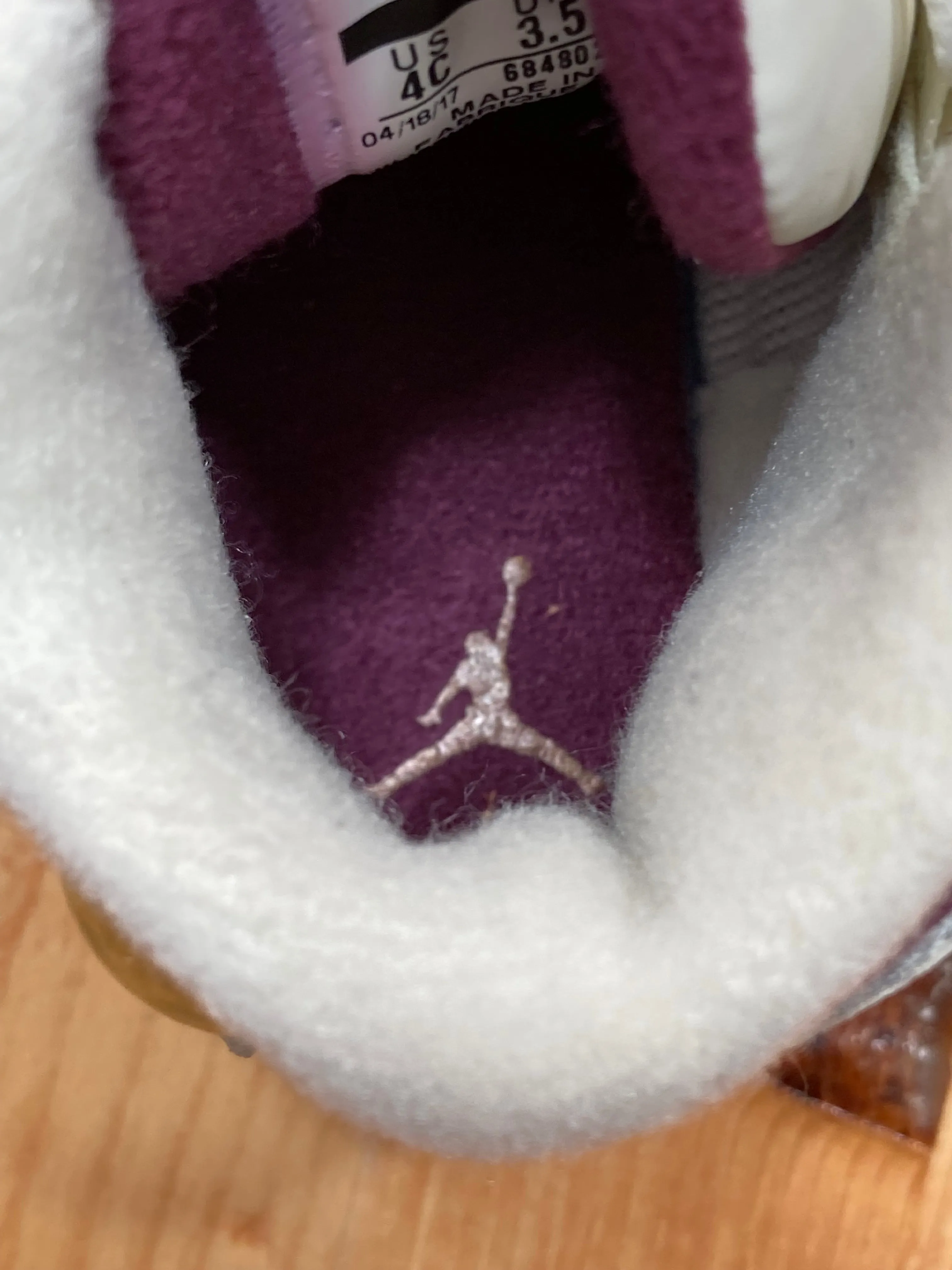 NIKE AIR JORDAN 13 RETRO GT Infant Baby Size 4C Shoes Sneakers Bordeaux 684802-112