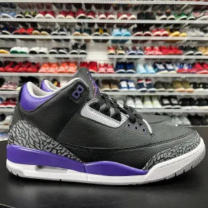 Nike Air Jordan 3 Retro Court Purple Sz 11 CT8532-050 | Item # 1336 Euro Release