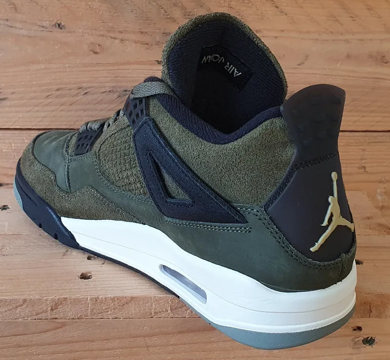 Nike Air Jordan 4 Craft Mid Suede Trainers UK9.5/US10.5/EU44.5 FB9927-200 Olive