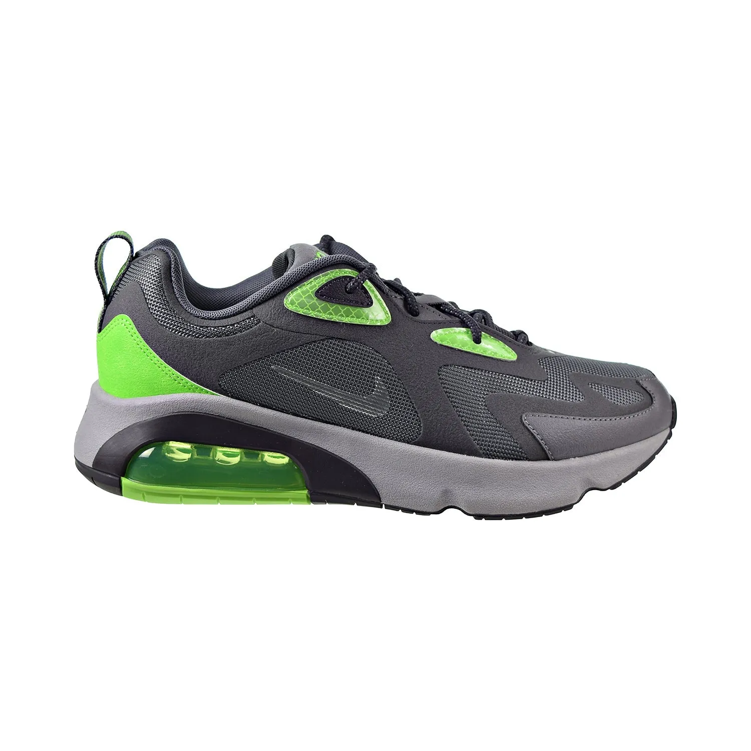 Nike Air Max 200 Winter Men's Shoes Thunder Grey-Electric Green-Metallic Silver