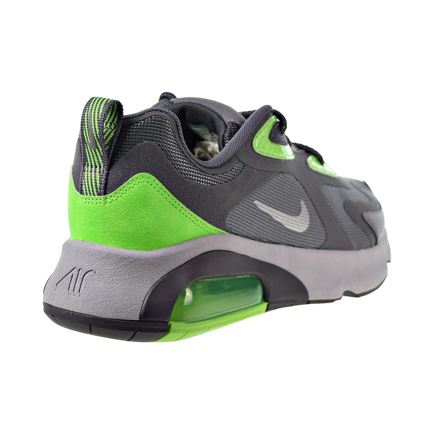 Nike Air Max 200 Winter Men's Shoes Thunder Grey-Electric Green-Metallic Silver