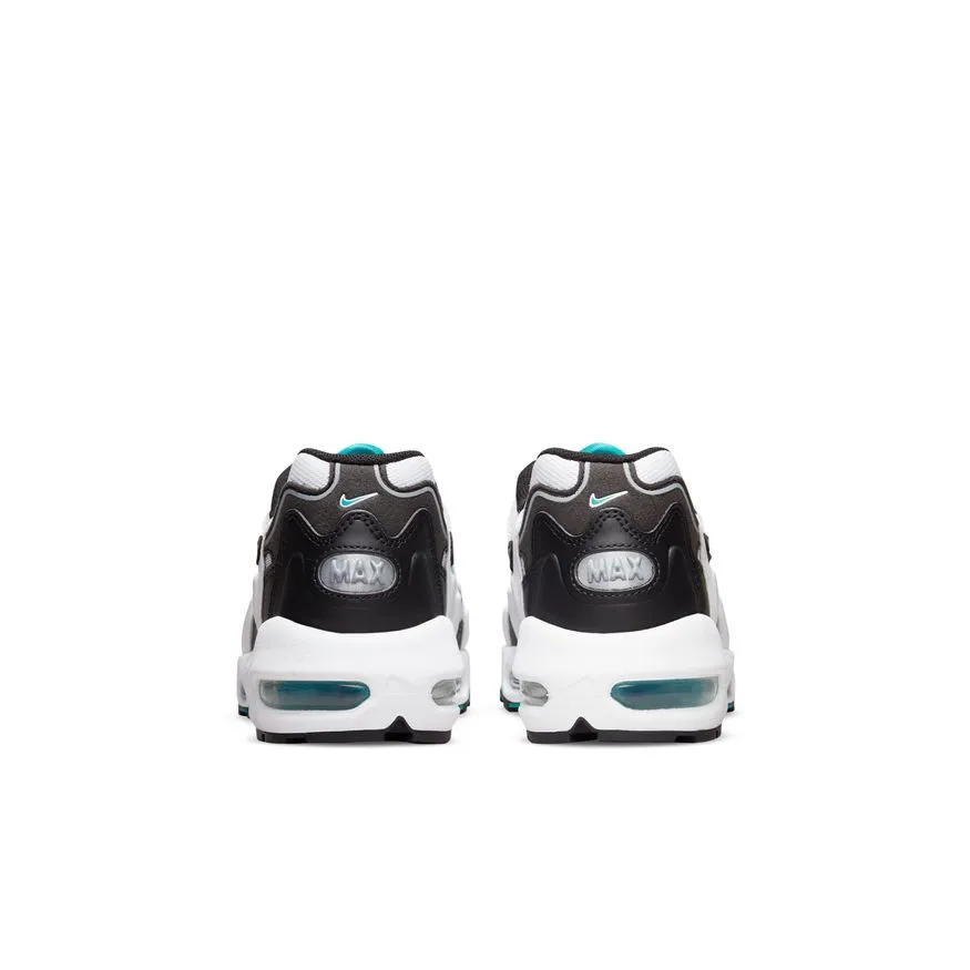 Nike Air Max 96 II , WHITE/MYSTIC TEAL-BLACK-REFLECT SILVER