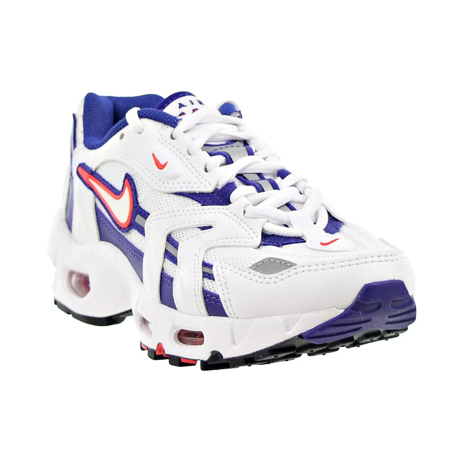 Nike Air Max 96 II Women's Shoes White-Grape Ice-Silver-Comet Red