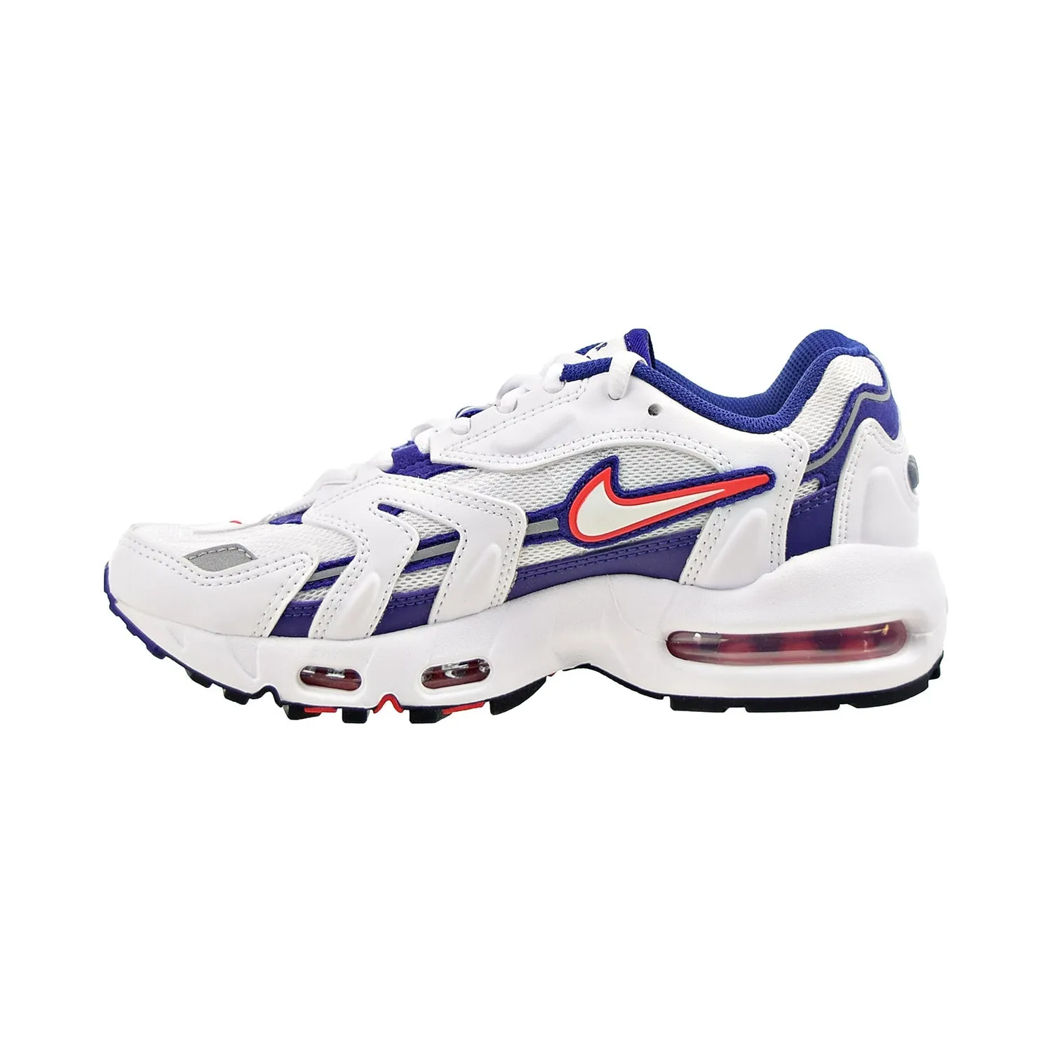 Nike Air Max 96 II Women's Shoes White-Grape Ice-Silver-Comet Red