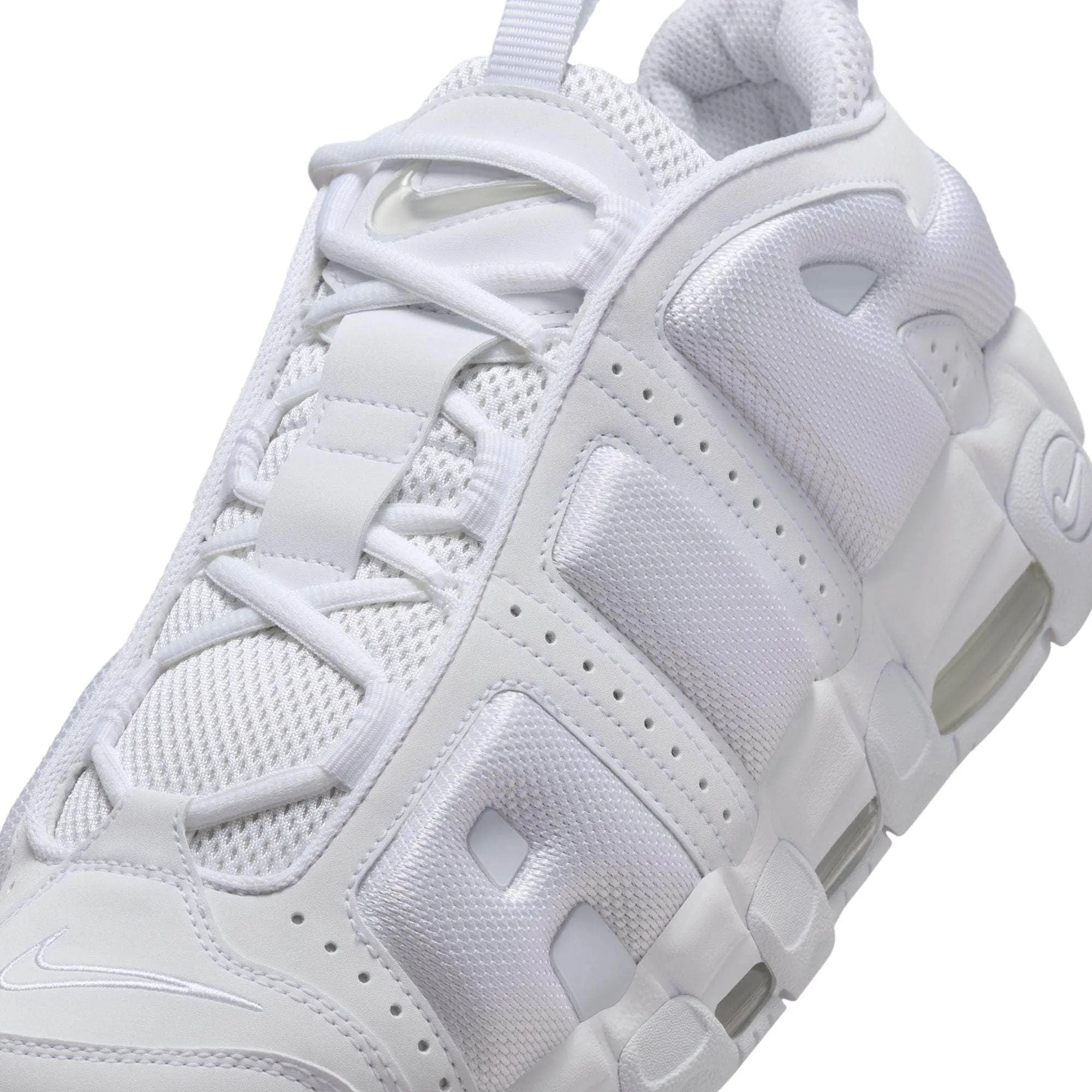 Nike Air More Uptempo Low "Triple White" - Men's