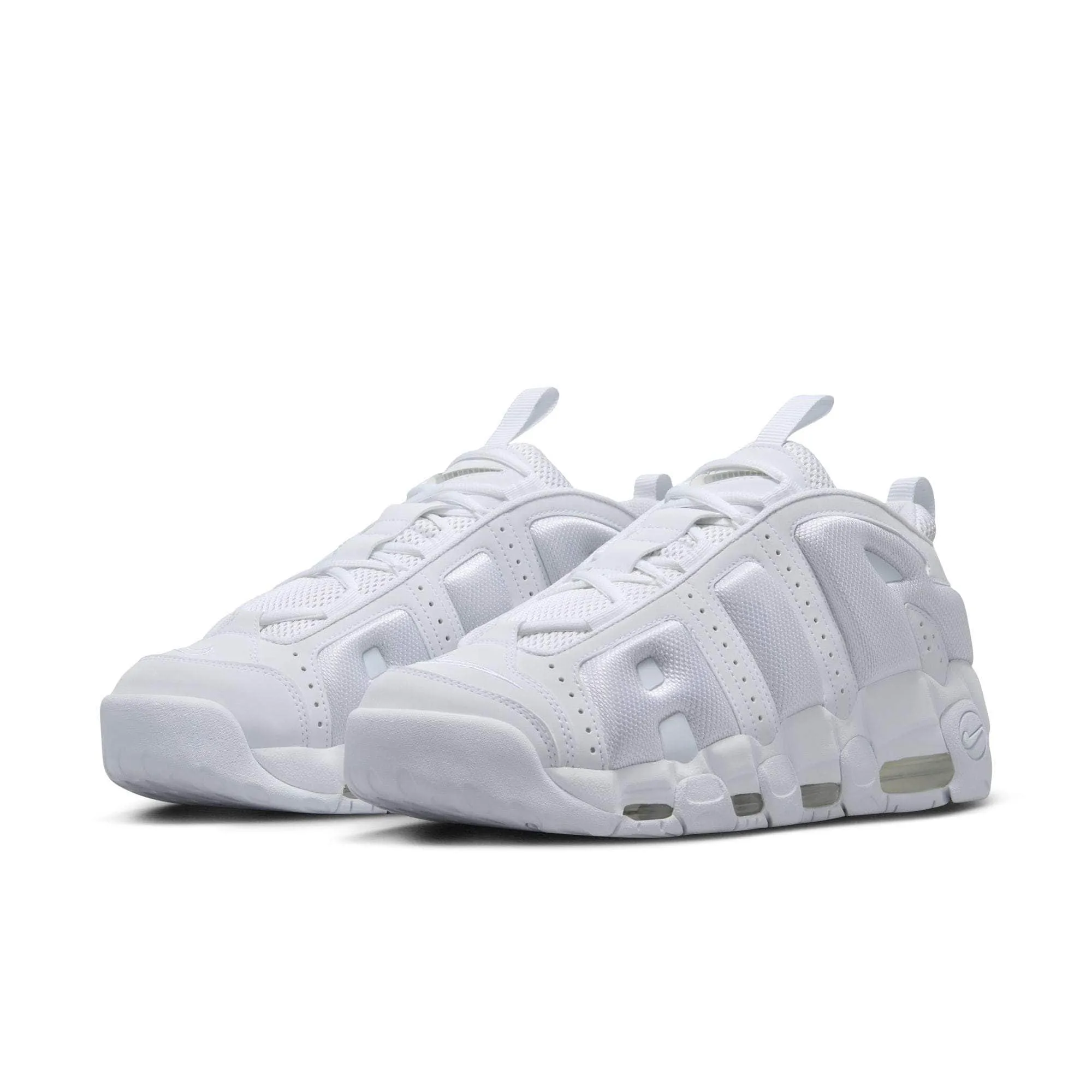 Nike Air More Uptempo Low "Triple White" - Men's