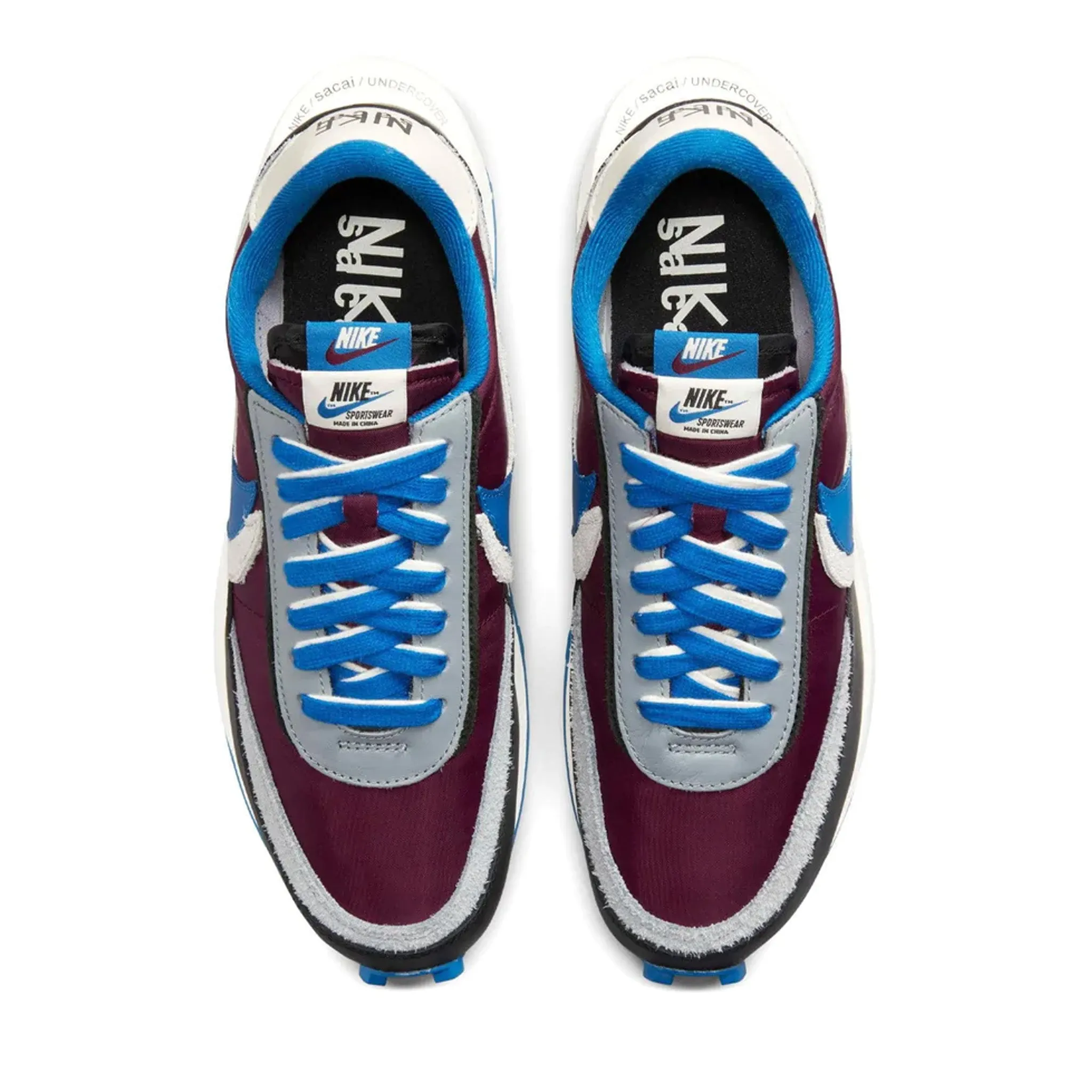 Nike LD Waffle sacai Undercover Night Maroon Team Royal