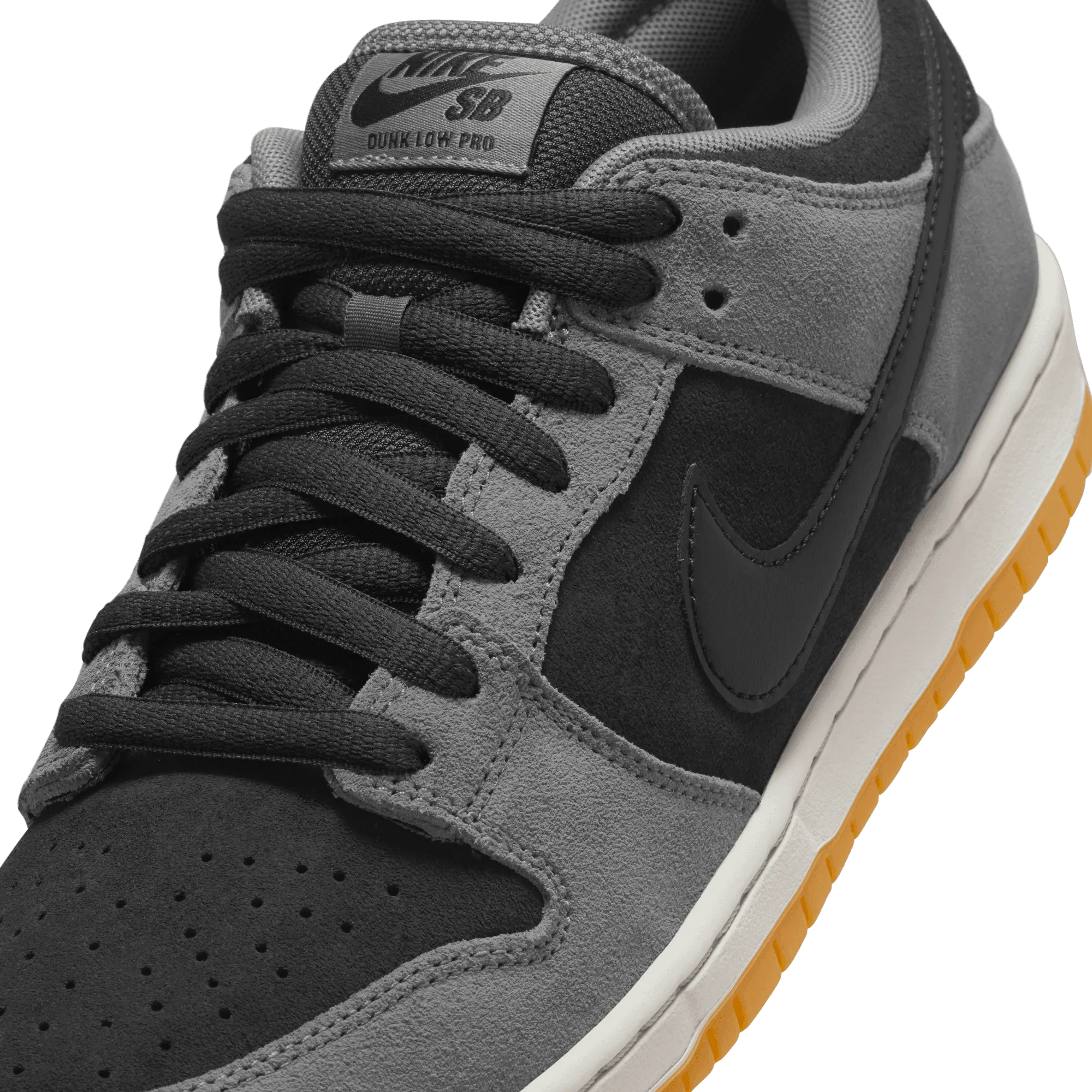 Nike SB Dunk Low Pro Skateboard Shoe - Dark Smoke Grey/Black-Smoke Grey