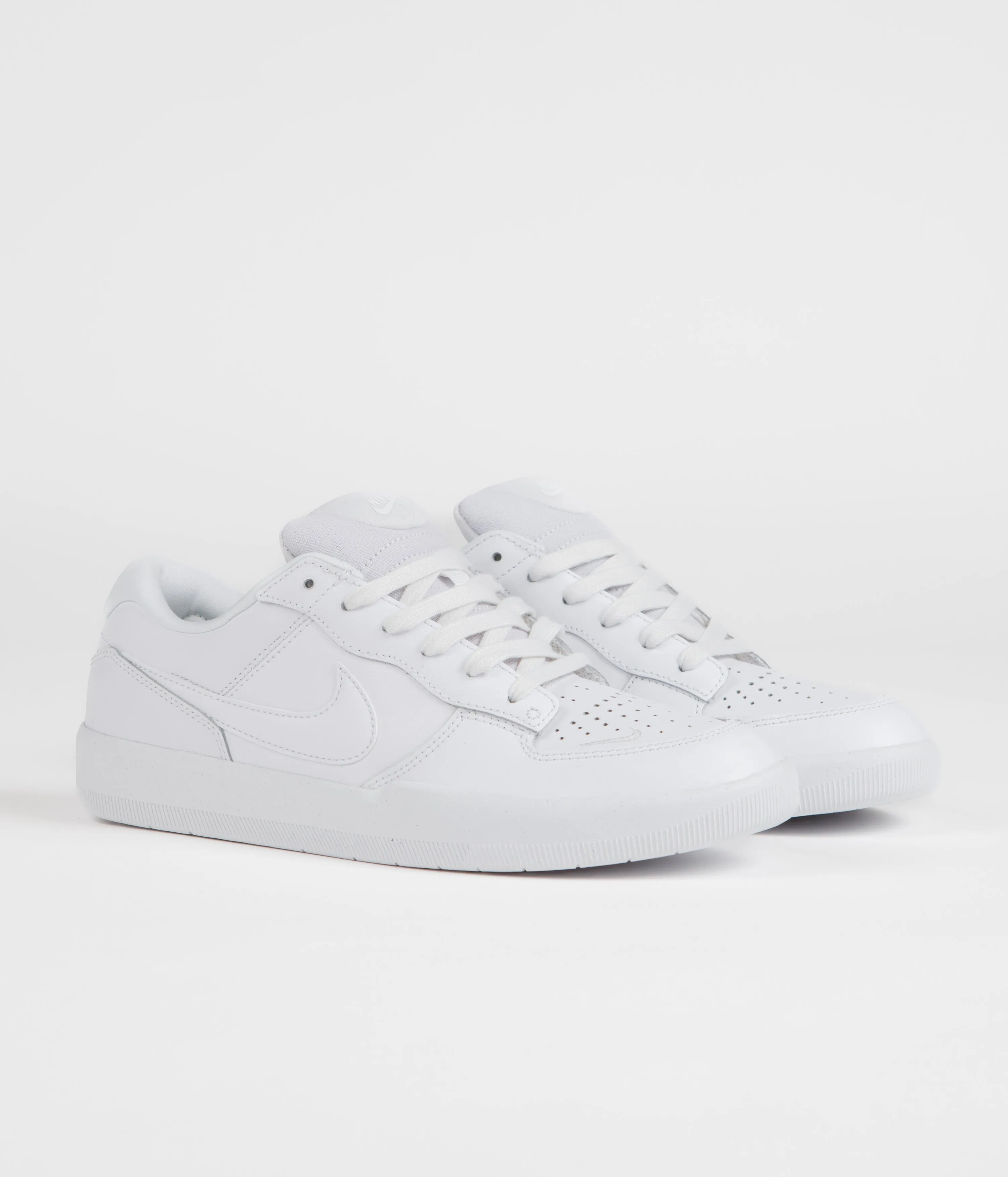 Nike SB Force 58 Premium Shoes - White / White - White - White