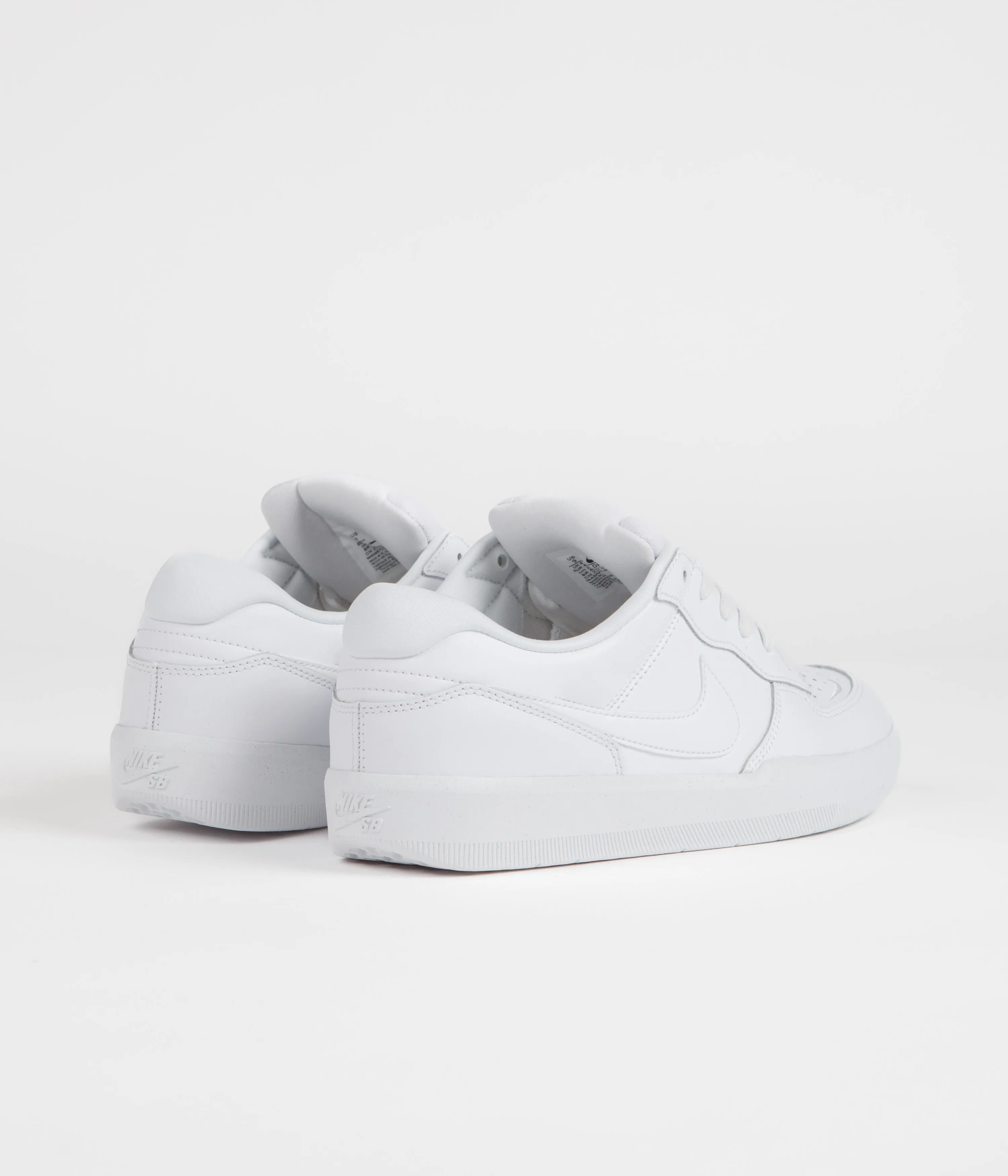Nike SB Force 58 Premium Shoes - White / White - White - White