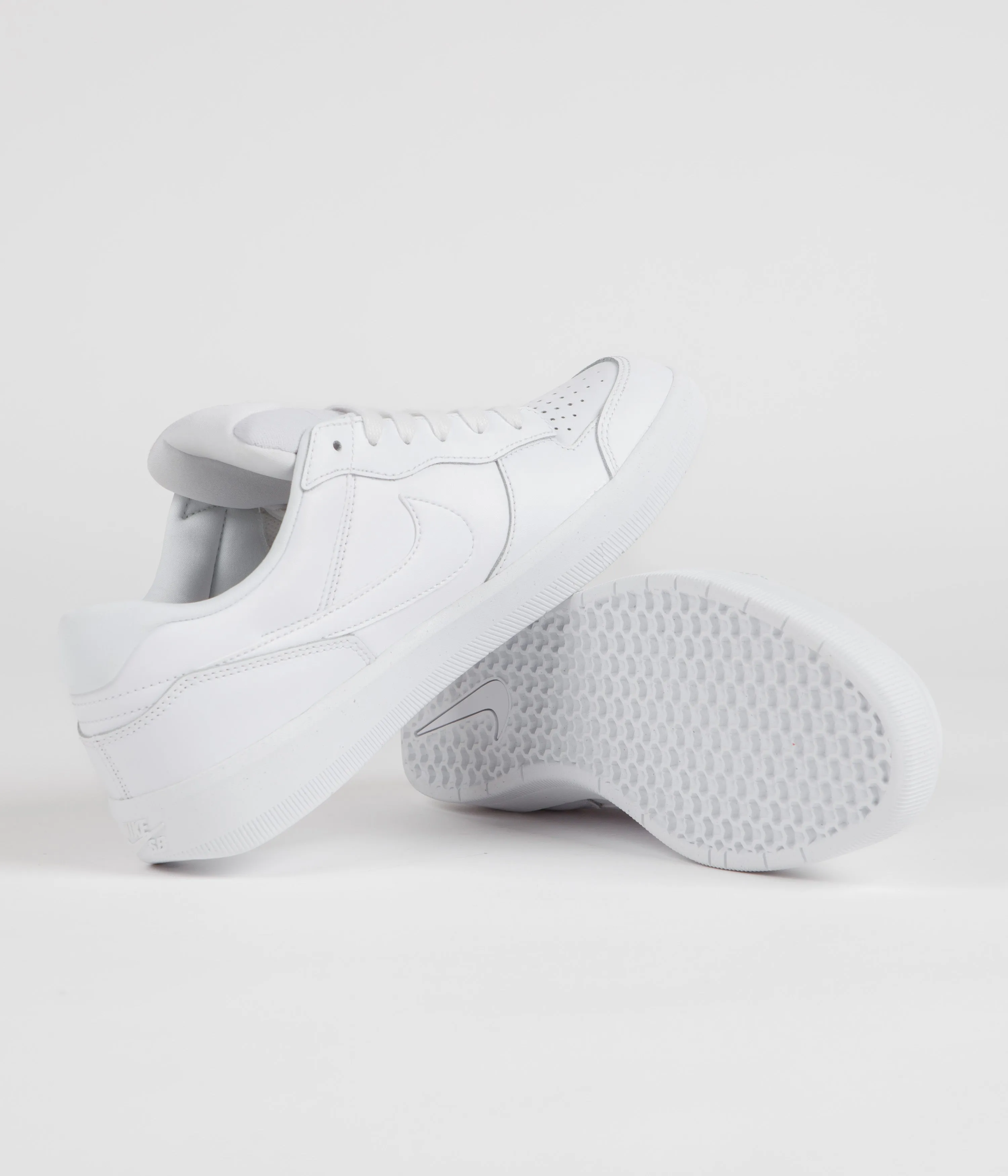 Nike SB Force 58 Premium Shoes - White / White - White - White