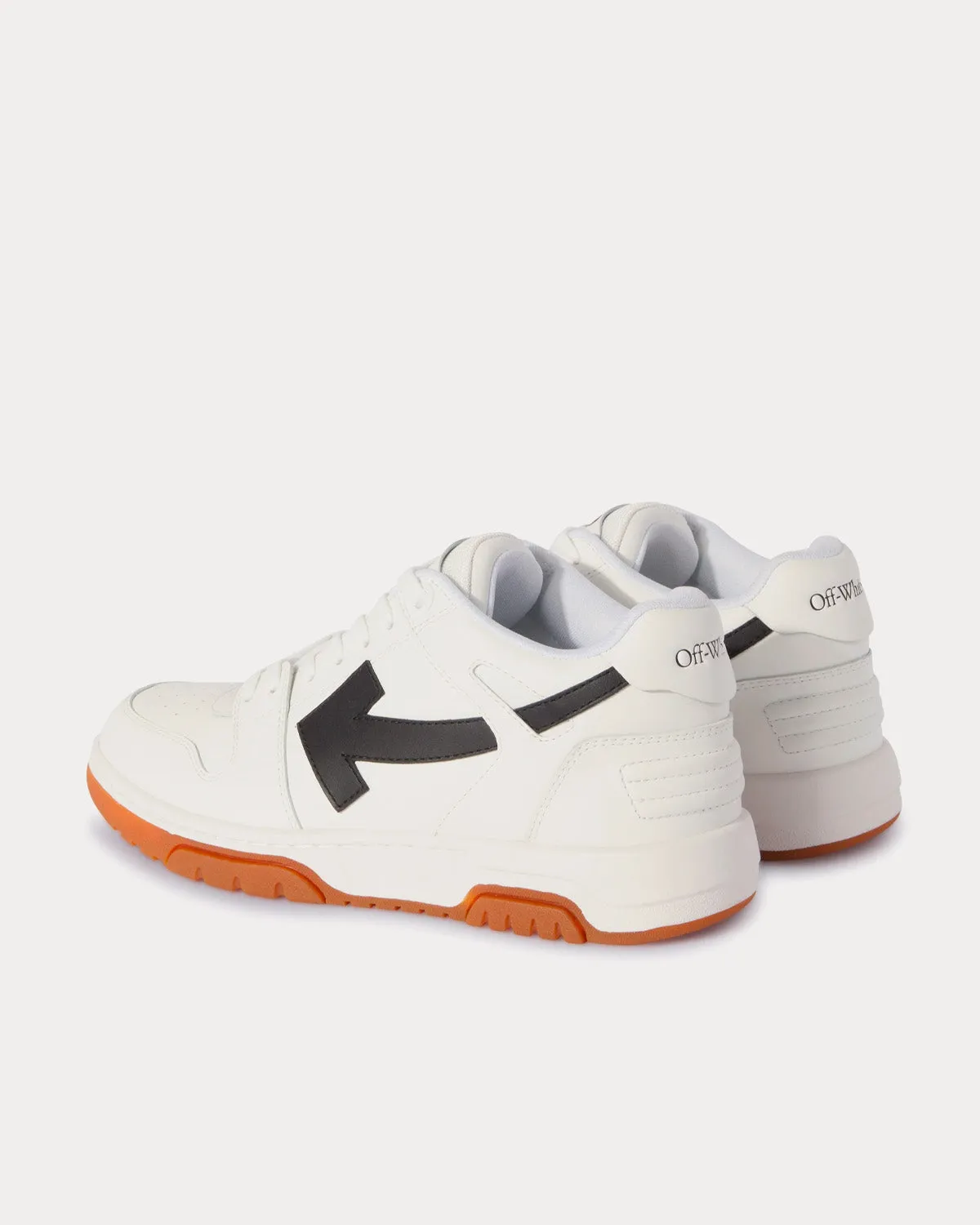 Out Of Office Calf Leather White / Black Low Top Sneakers