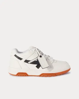 Out Of Office Calf Leather White / Black Low Top Sneakers
