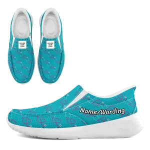 Personalized Nurse's Day Sneakers, Custom Caring Kicks, Nurse-Themed Shoes, Comfortable Slip On Shoes