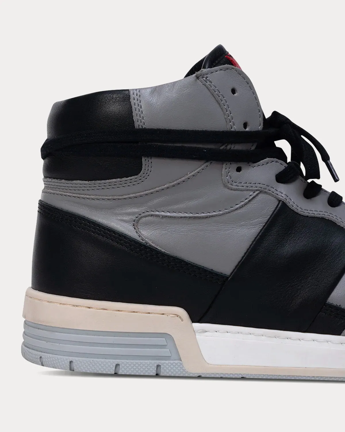 Pillar Destroyer II 'Devastator' Leather Black / Cement High Top Sneakers
