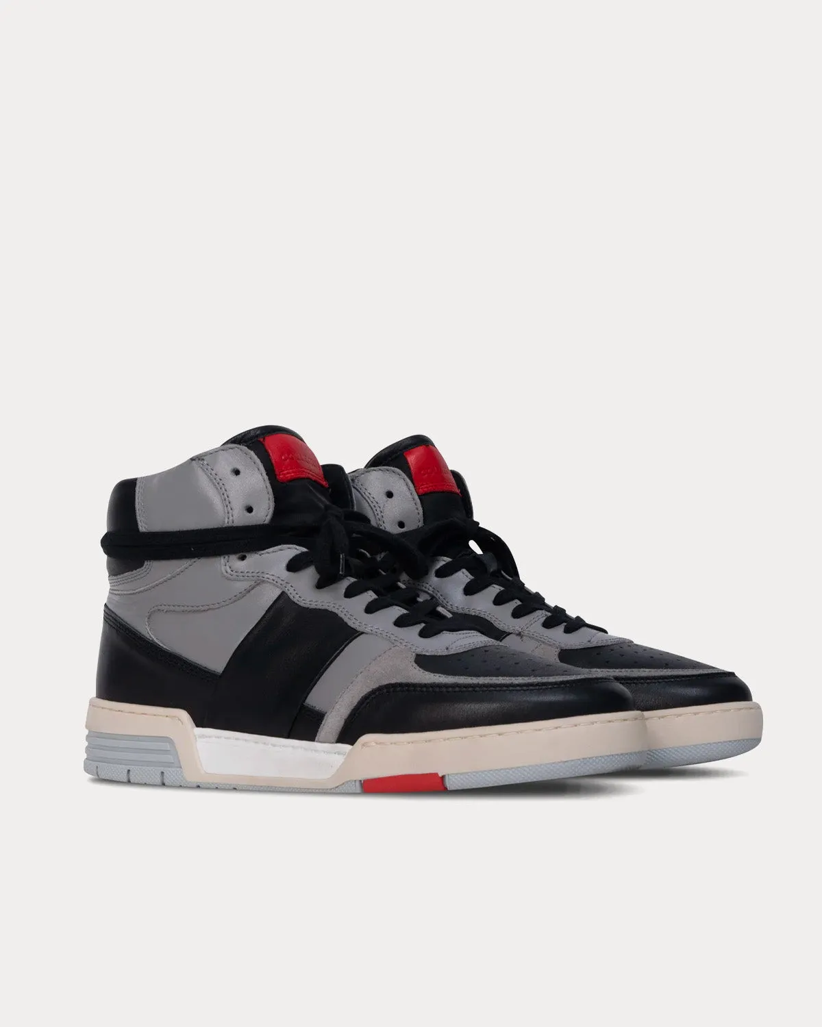 Pillar Destroyer II 'Devastator' Leather Black / Cement High Top Sneakers