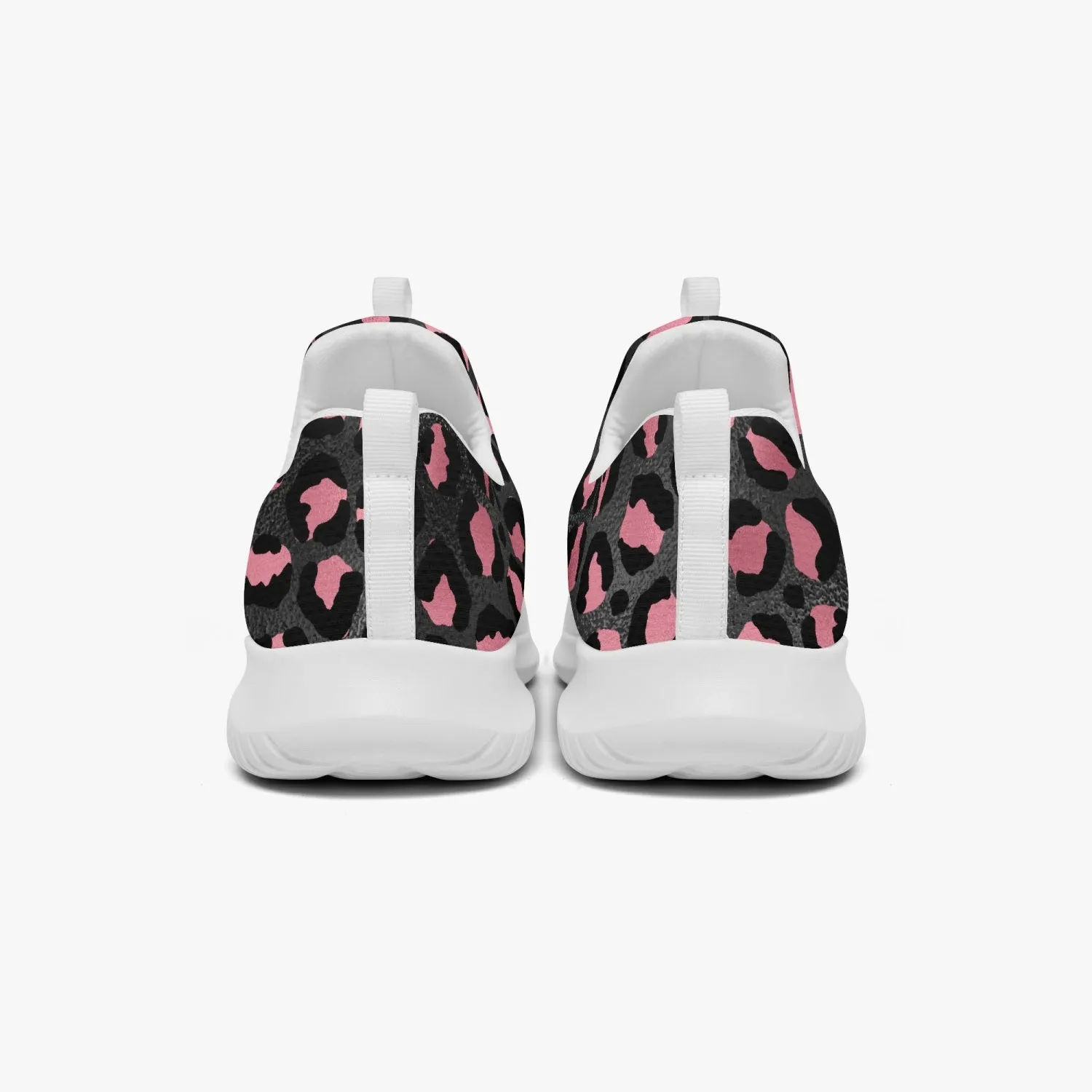 Pink & Black Leopard Women Sport Shoes