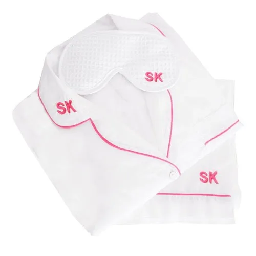 Pink Piping Pyjamas for All the Family