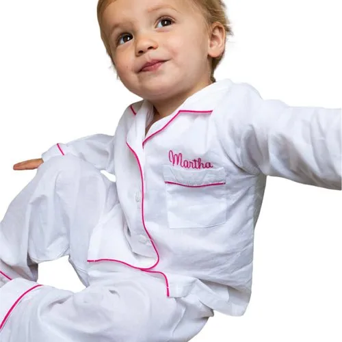Pink Piping Pyjamas for All the Family