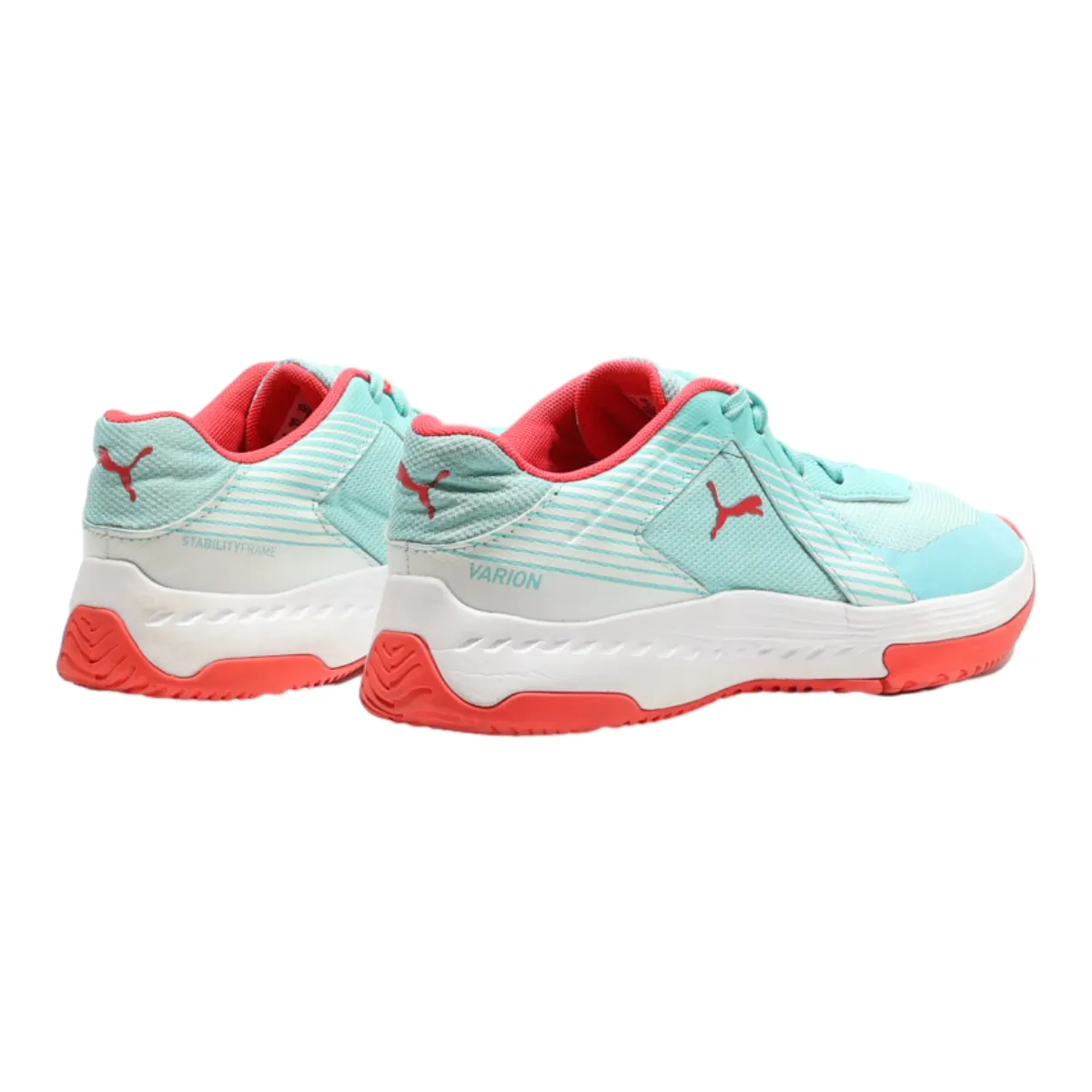 PUMA Sneaker Trainers Blue Synthetic Womens UK 4