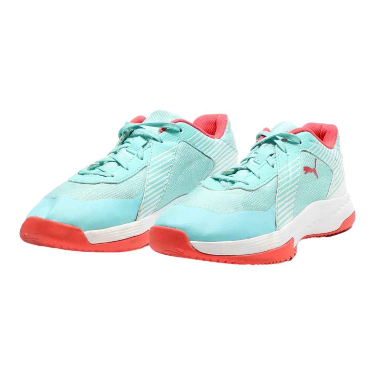 PUMA Sneaker Trainers Blue Synthetic Womens UK 4