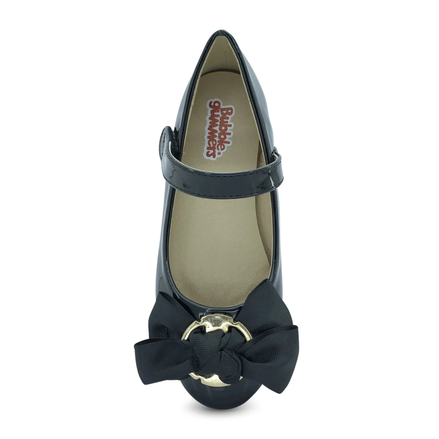 RABIA Black Ballet Flat for Little Girls