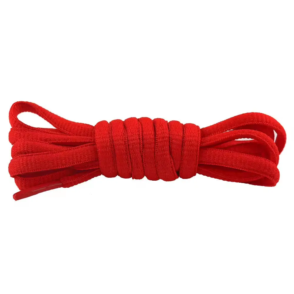 Red - Thin Oval Laces
