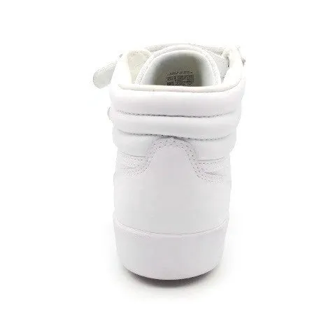 Reebok Youth Big Kids' Athletic Freestyle Hi Walking Shoe White/Silver