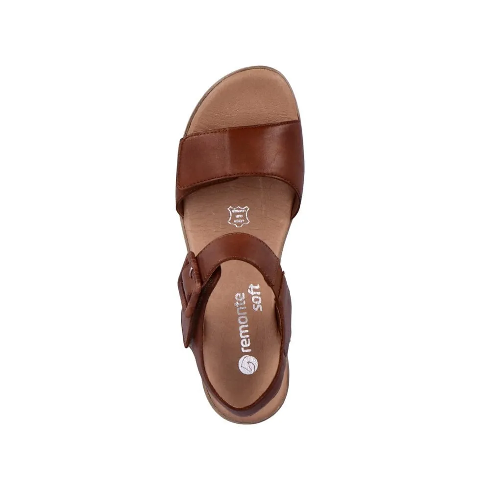 Remonte Sandals D0N52 Ladies Shoes Brown