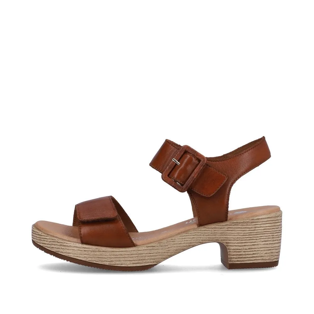 Remonte Sandals D0N52 Ladies Shoes Brown