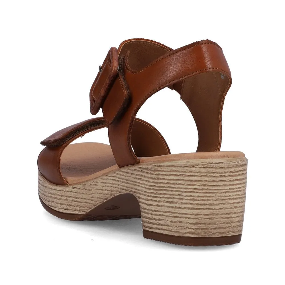 Remonte Sandals D0N52 Ladies Shoes Brown