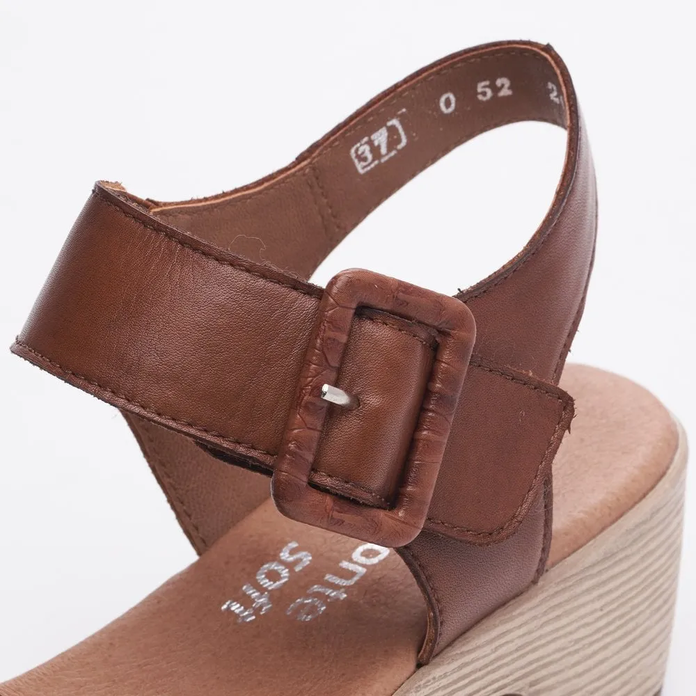 Remonte Sandals D0N52 Ladies Shoes Brown
