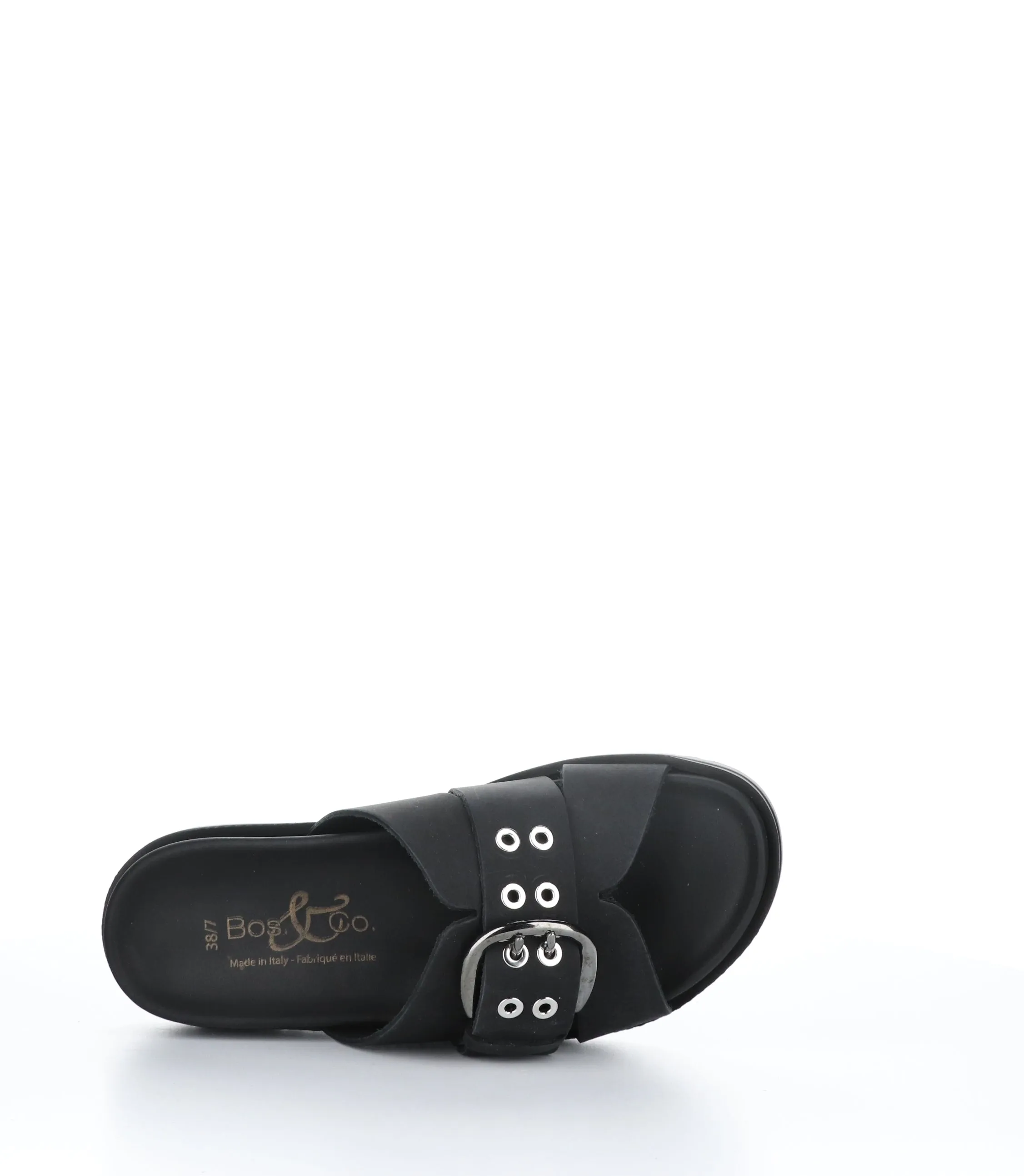 SALERNO Black Casual Slides