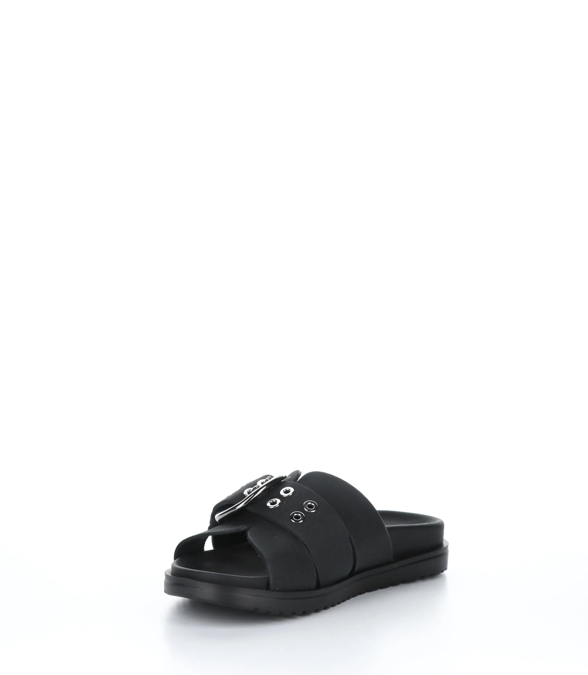 SALERNO Black Casual Slides