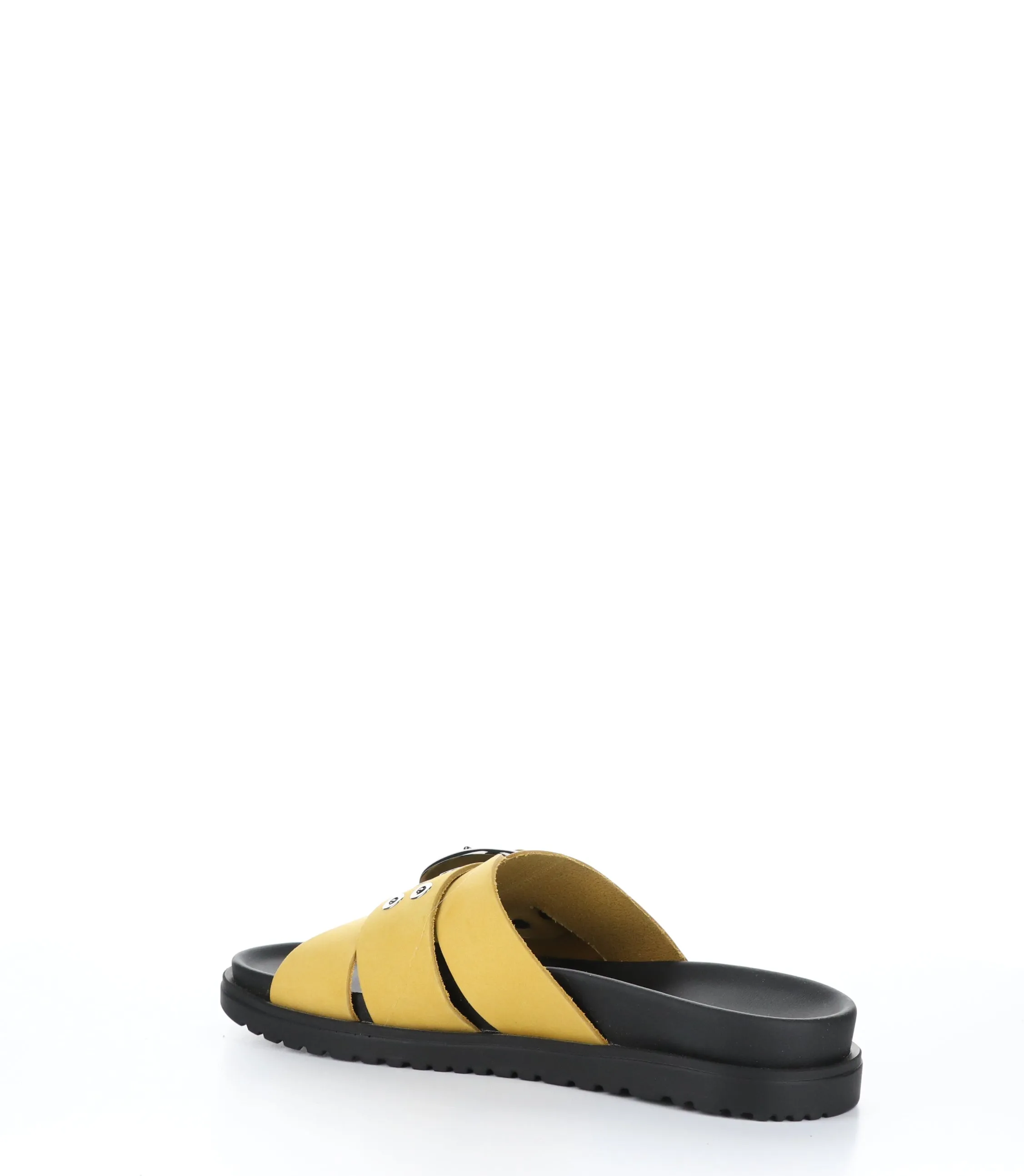SALERNO Yellow Casual Slides