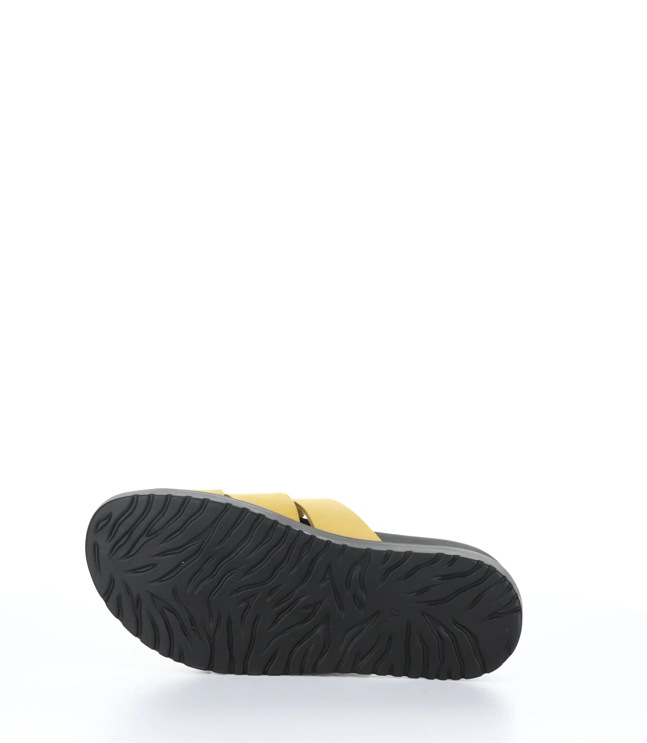 SALERNO Yellow Casual Slides