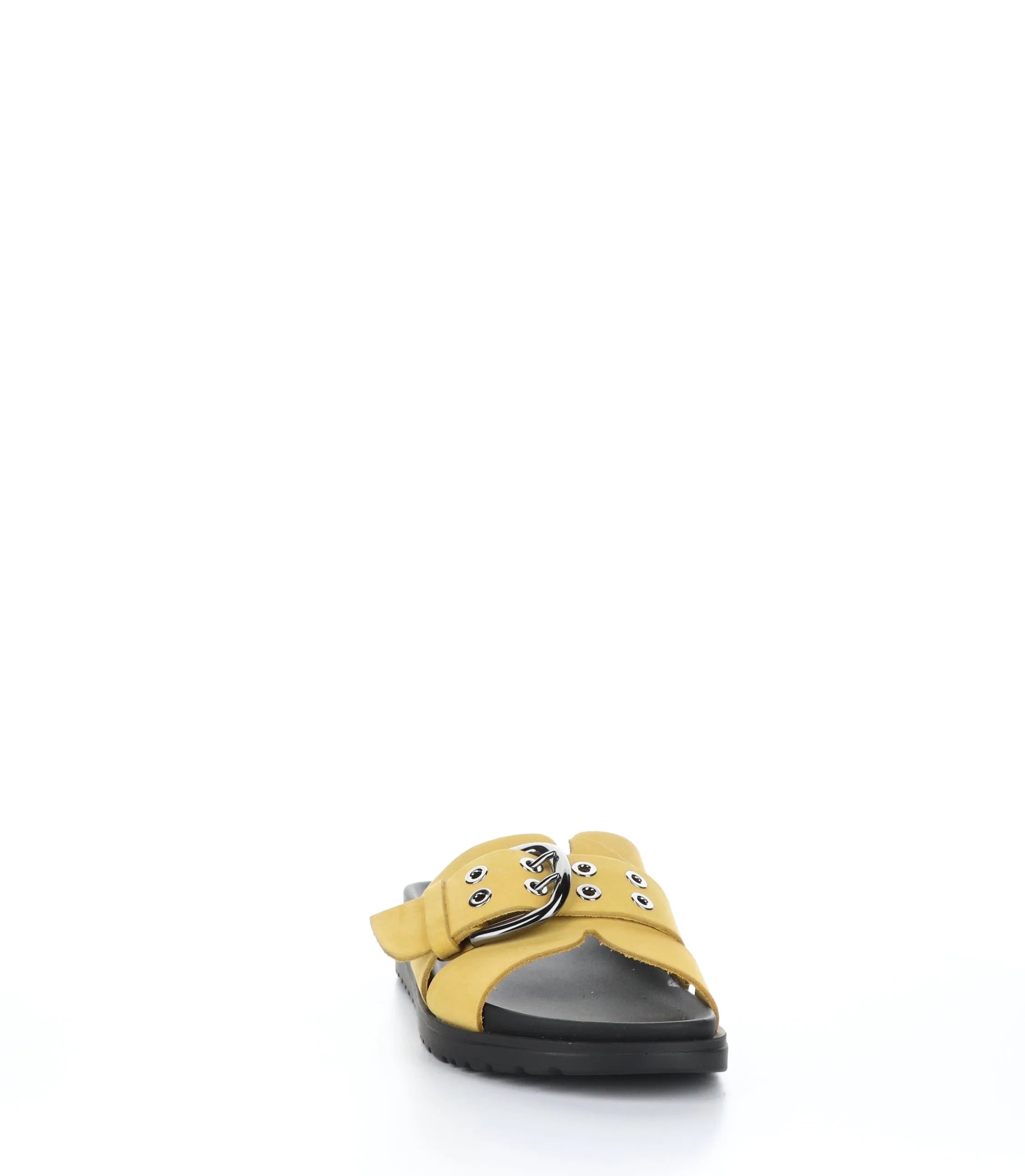 SALERNO Yellow Casual Slides