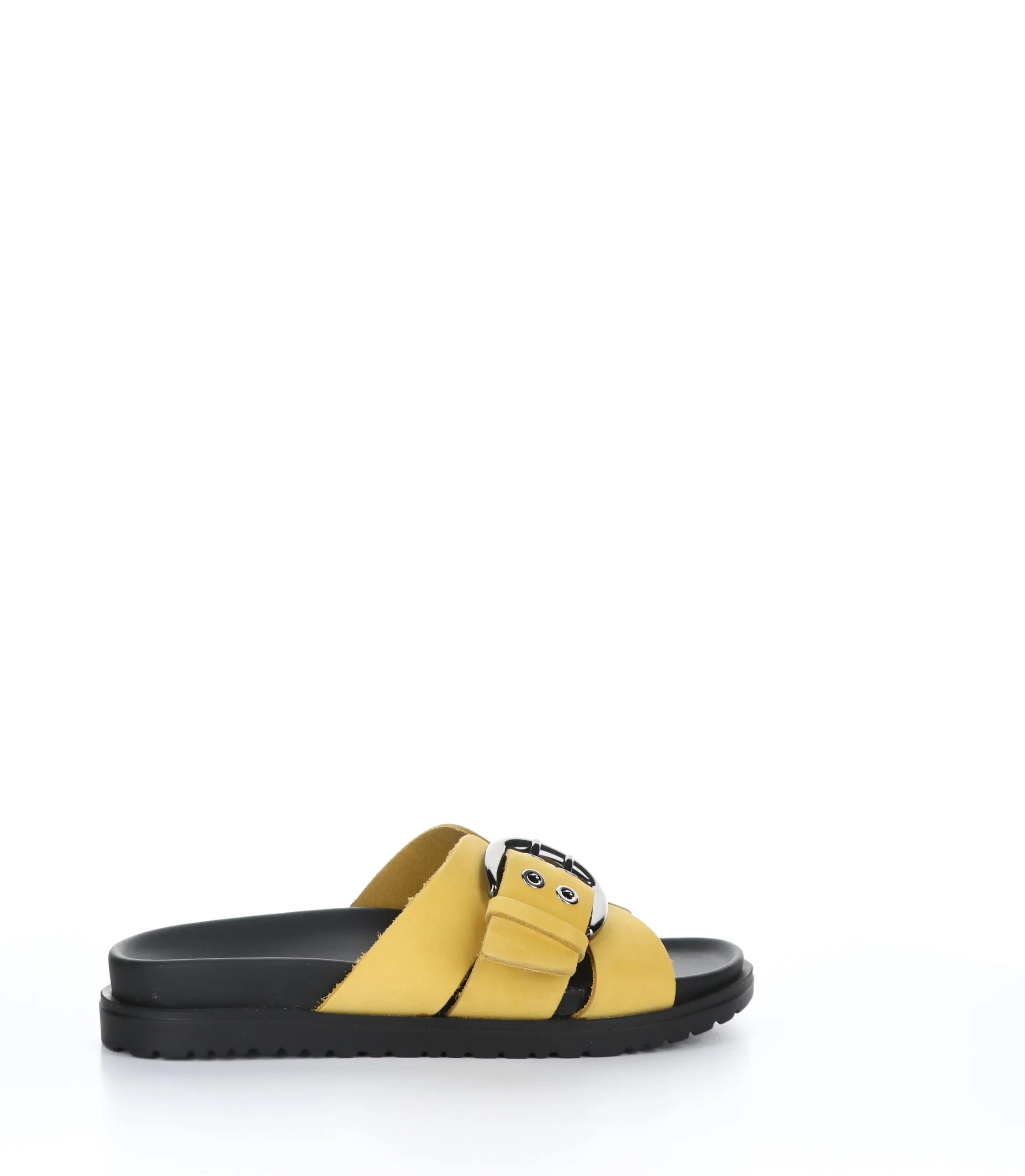 SALERNO Yellow Casual Slides