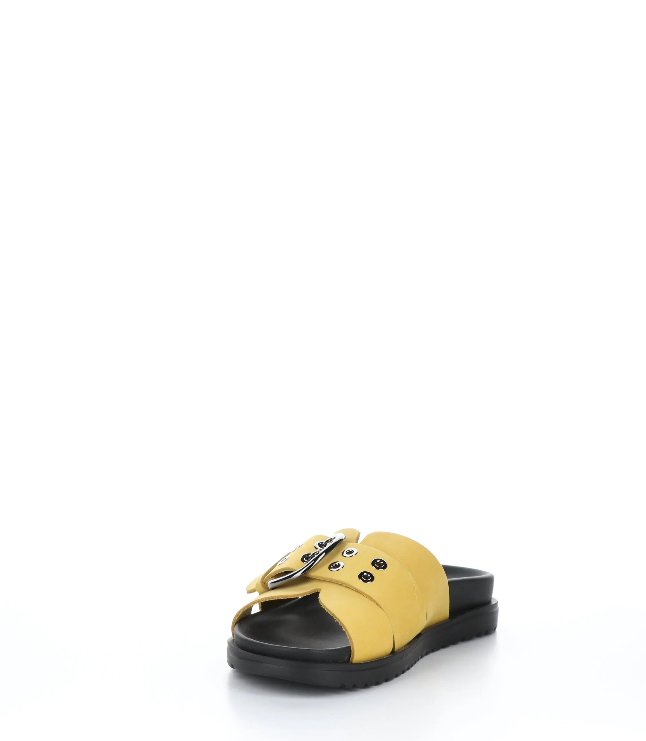 SALERNO Yellow Casual Slides