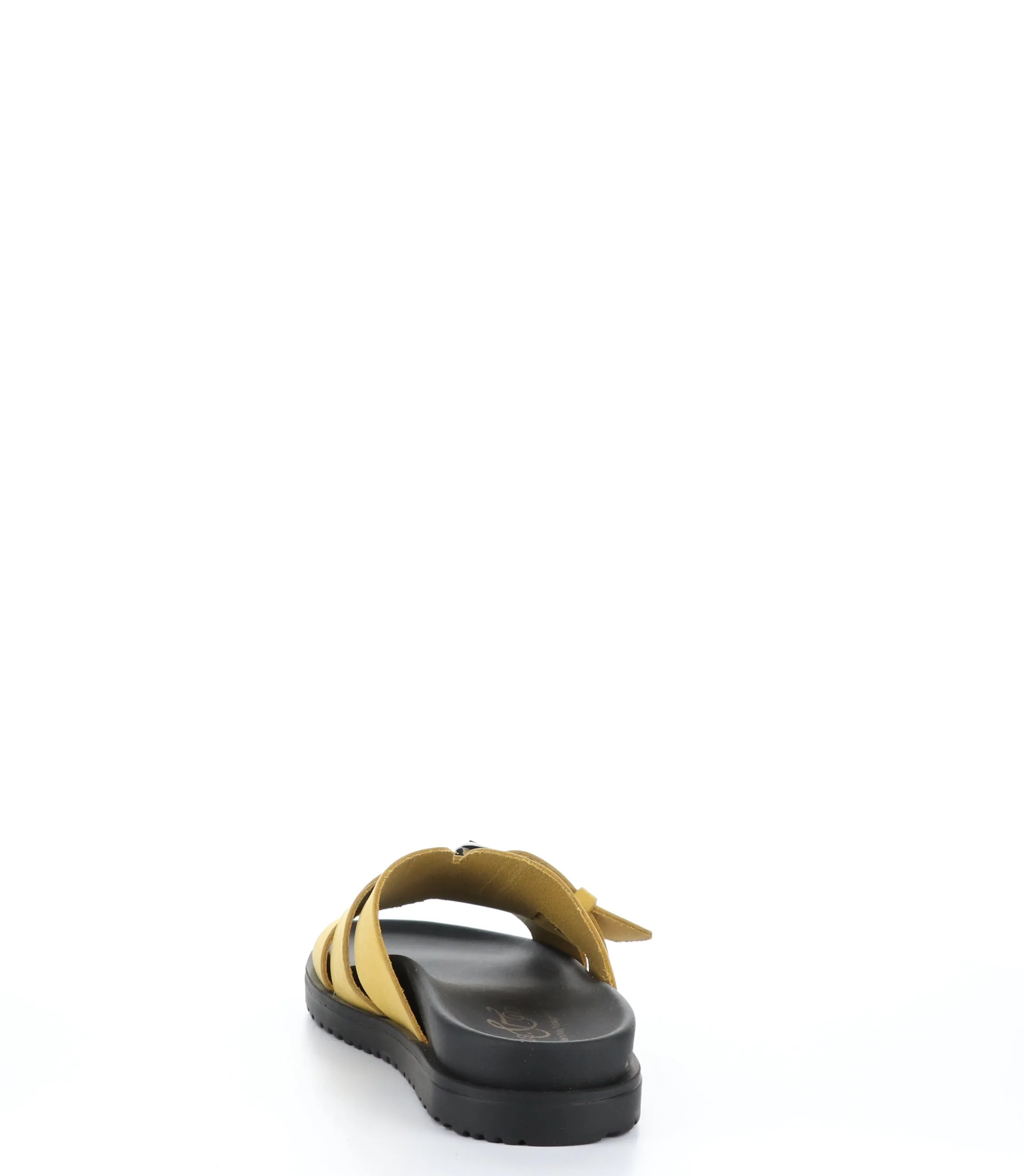SALERNO Yellow Casual Slides
