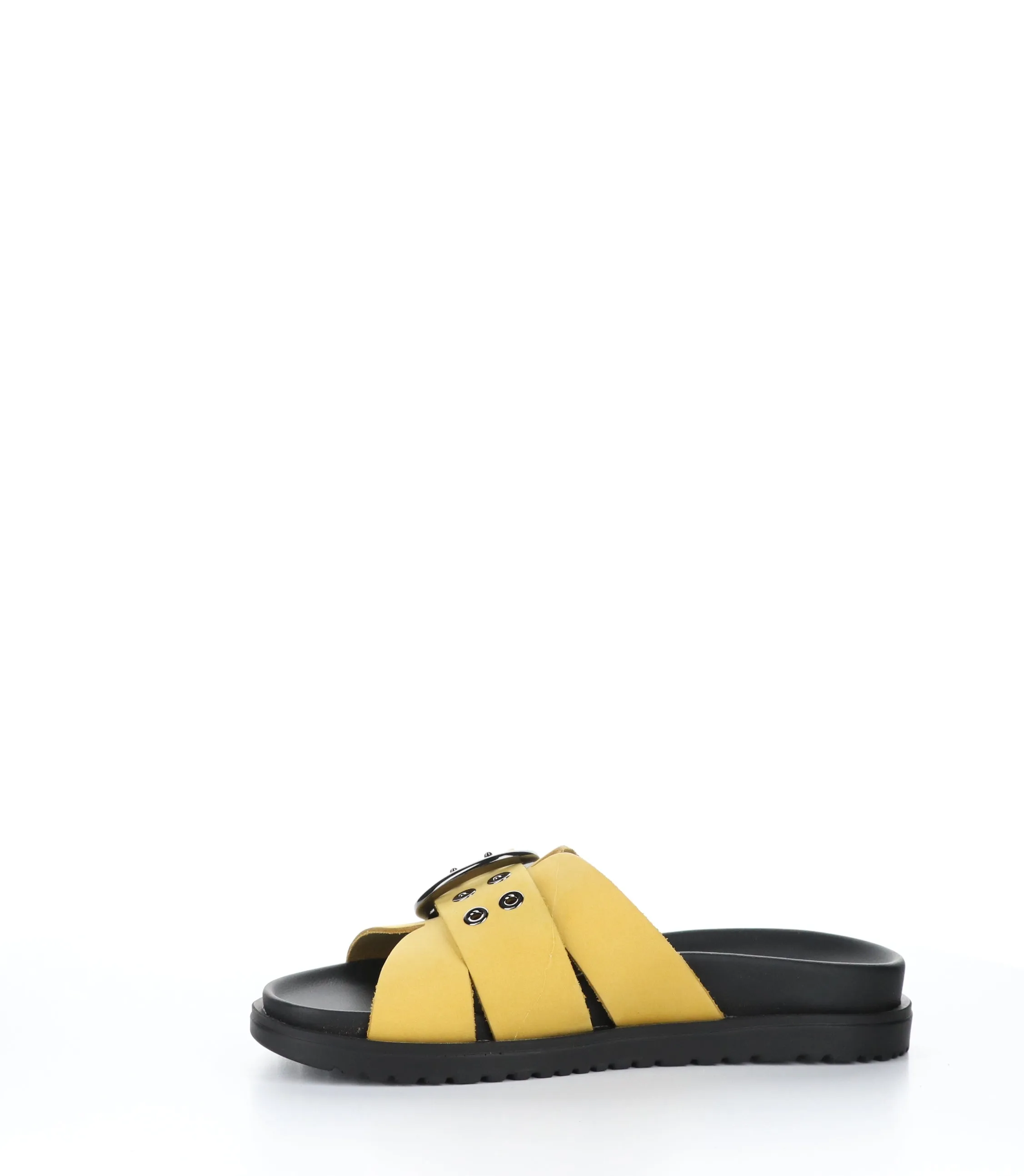 SALERNO Yellow Casual Slides