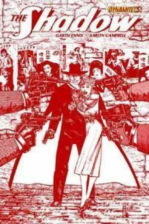 SHADOW VOL 5 #3 25 COPY CHAYKIN BLOOD RED INCV
