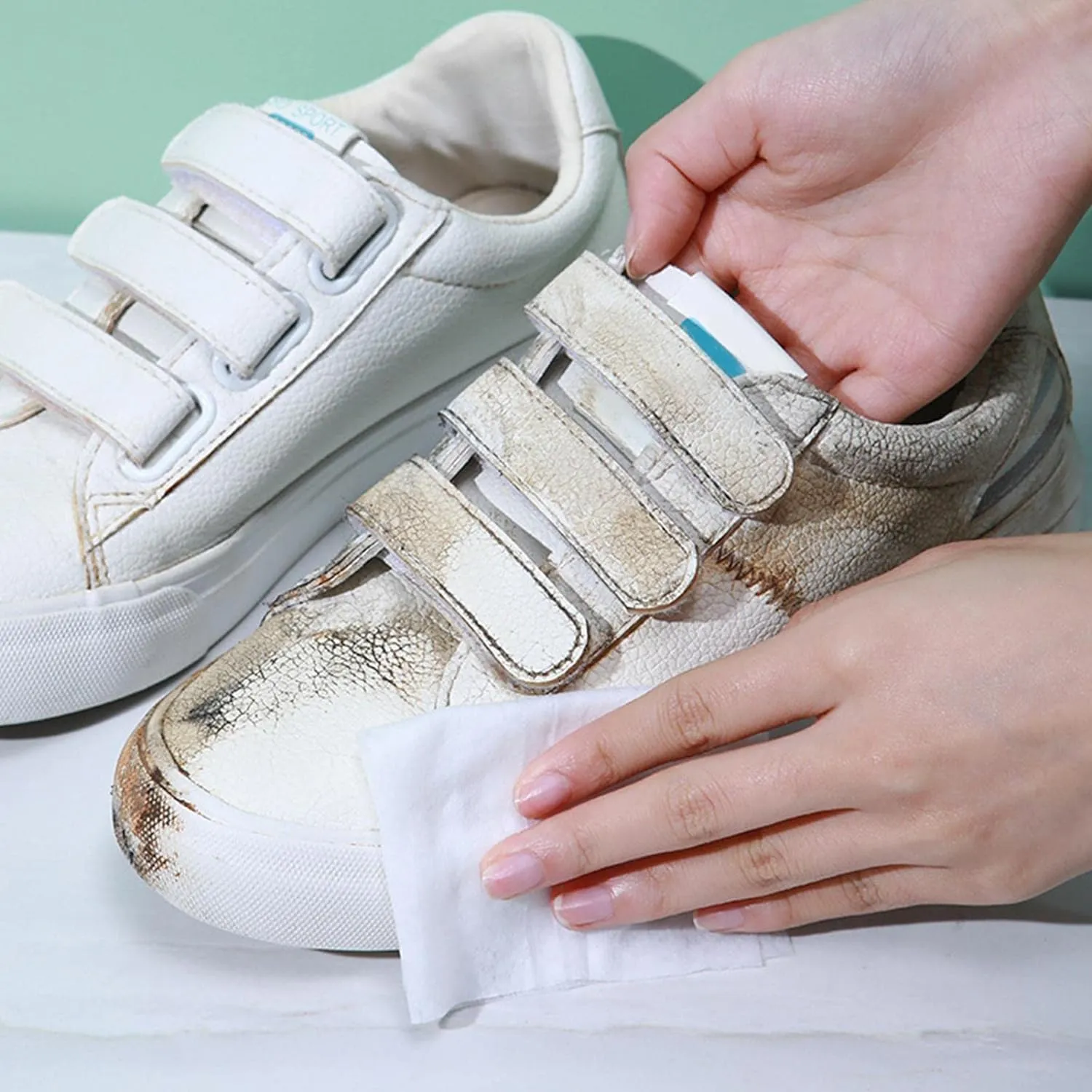 Shoe Cleaning Wet Wipes, Portable & Disposable