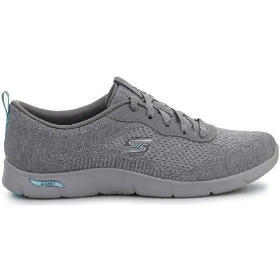 Skechers Arch Fit Refine "Lavish Wish" Gray Trainer