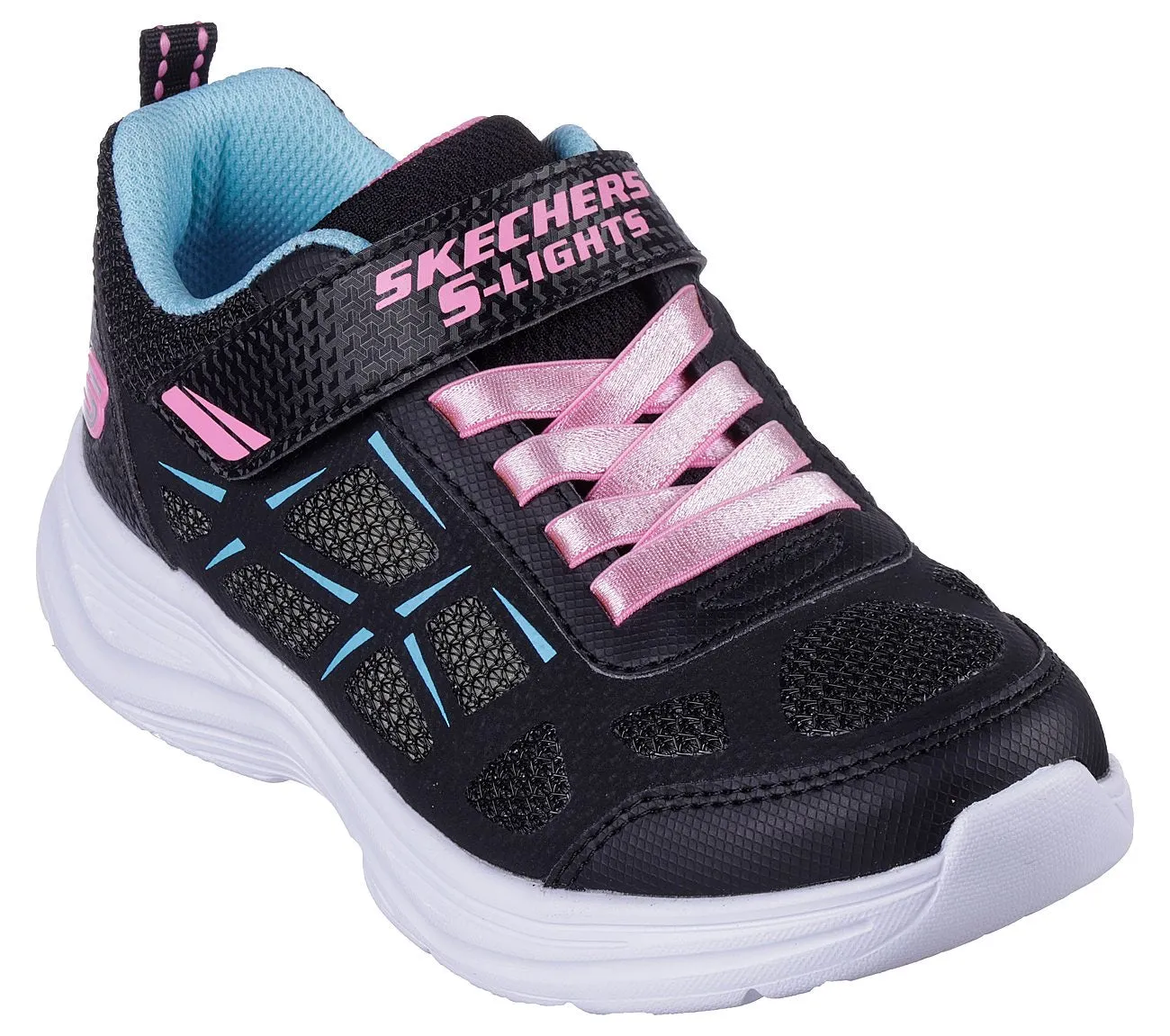 SKECHERS GLIMMER KICKS - FRESH GLOW - 302319L - BLK