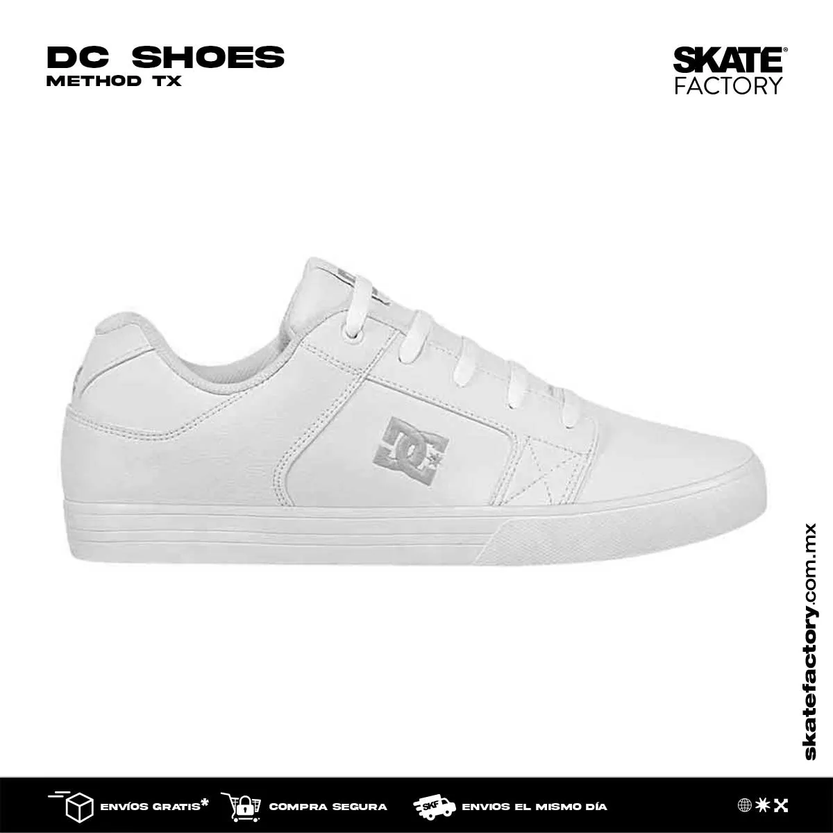TENIS DC SHOES METHOD BLANCO GRIS (XWWW)