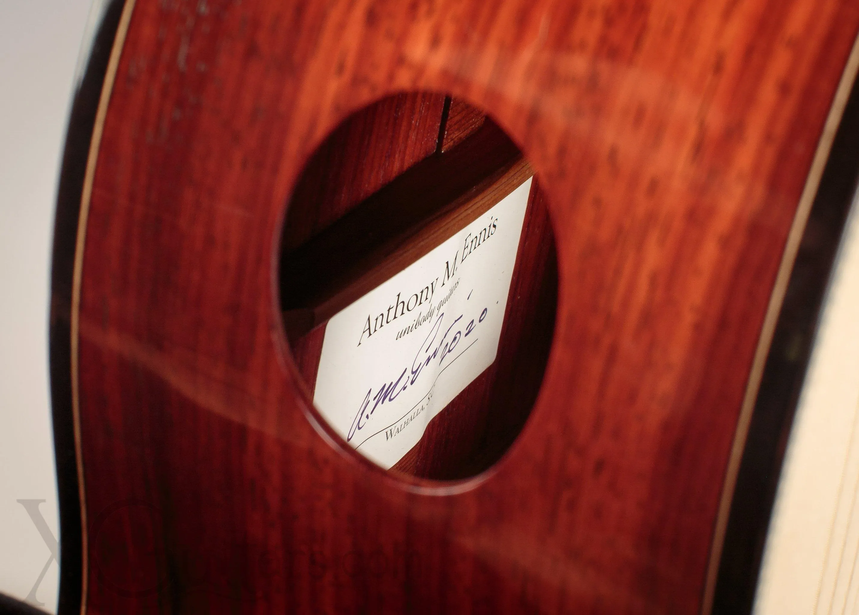 Tony Ennis Classical Guitar - Padauk & Spruce no 16 - SOLD