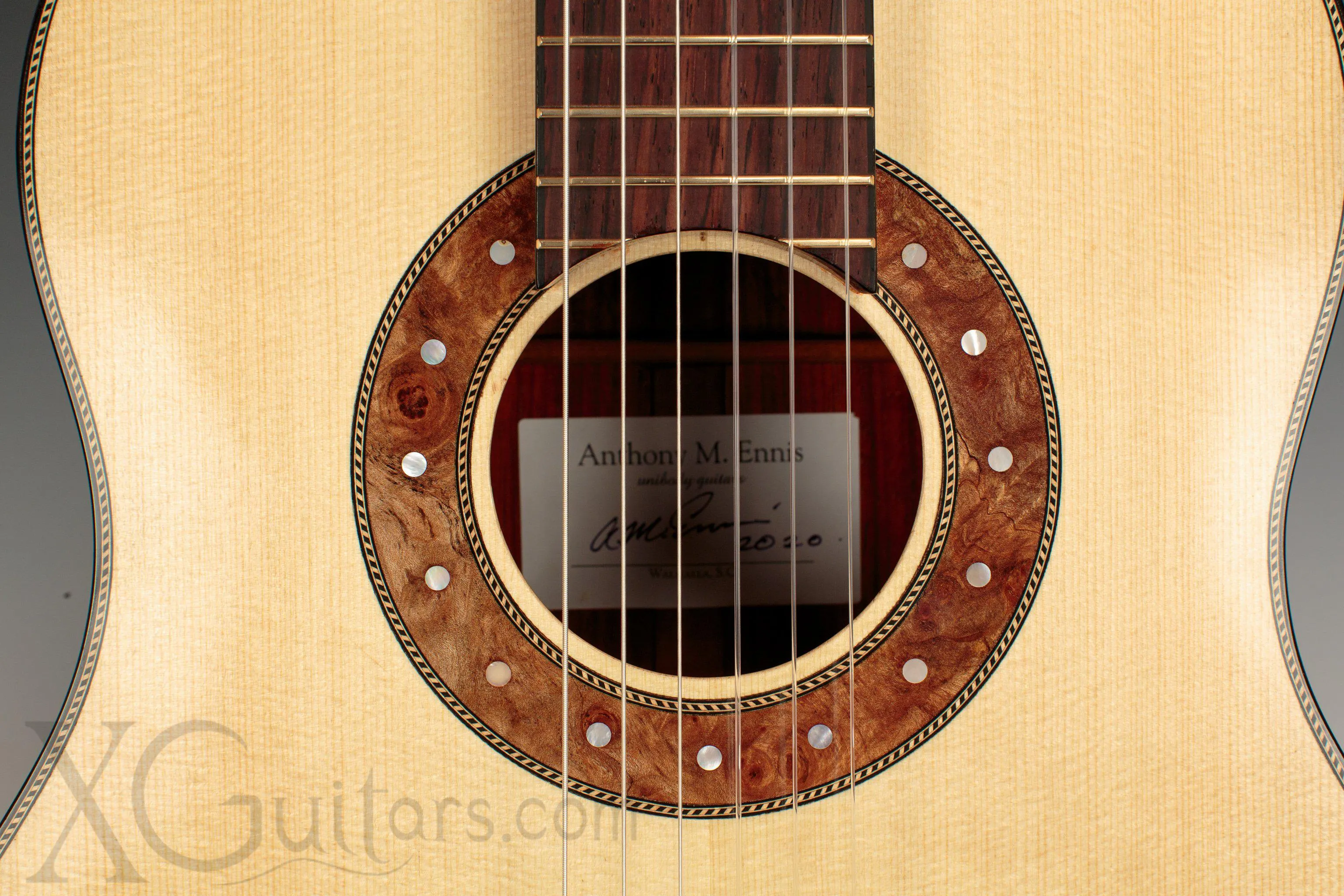 Tony Ennis Classical Guitar - Padauk & Spruce no 16 - SOLD